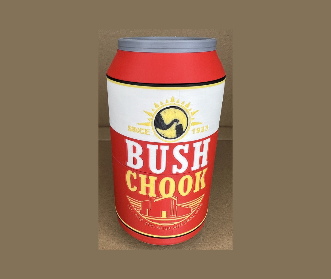 From CAD to Can: Modelling the "Bush Chook" for a Mate's Birthday