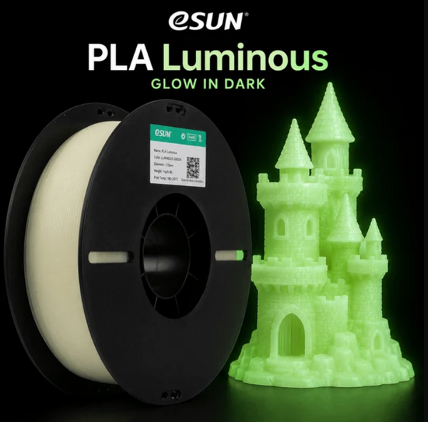 eSUN PLA Luminous Glow-In-Dark 3D Print Filament 1.75mm 1kg