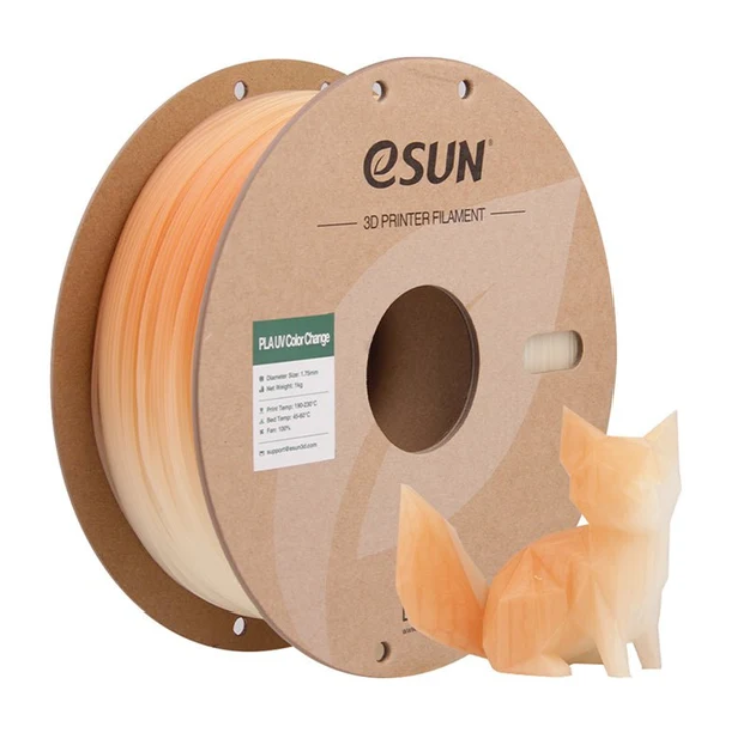 eSun PLA UV Colour Change 3D Print Filament 1.75mm 1kg
